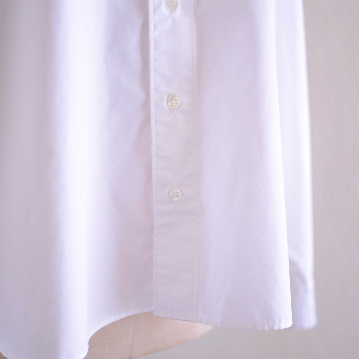 コットンワイドスプレッドカラーシャツ Off White