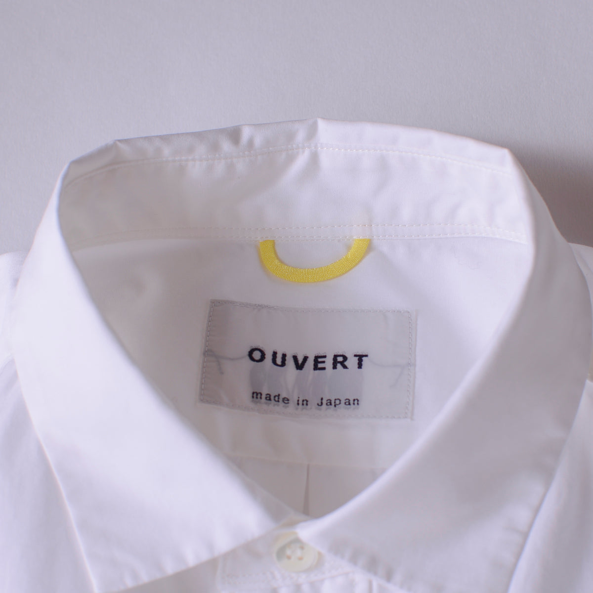 コットンワイドスプレッドカラーシャツ Off White