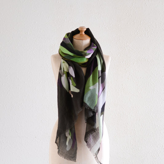 ウールヴェジタブルストール Asparagus