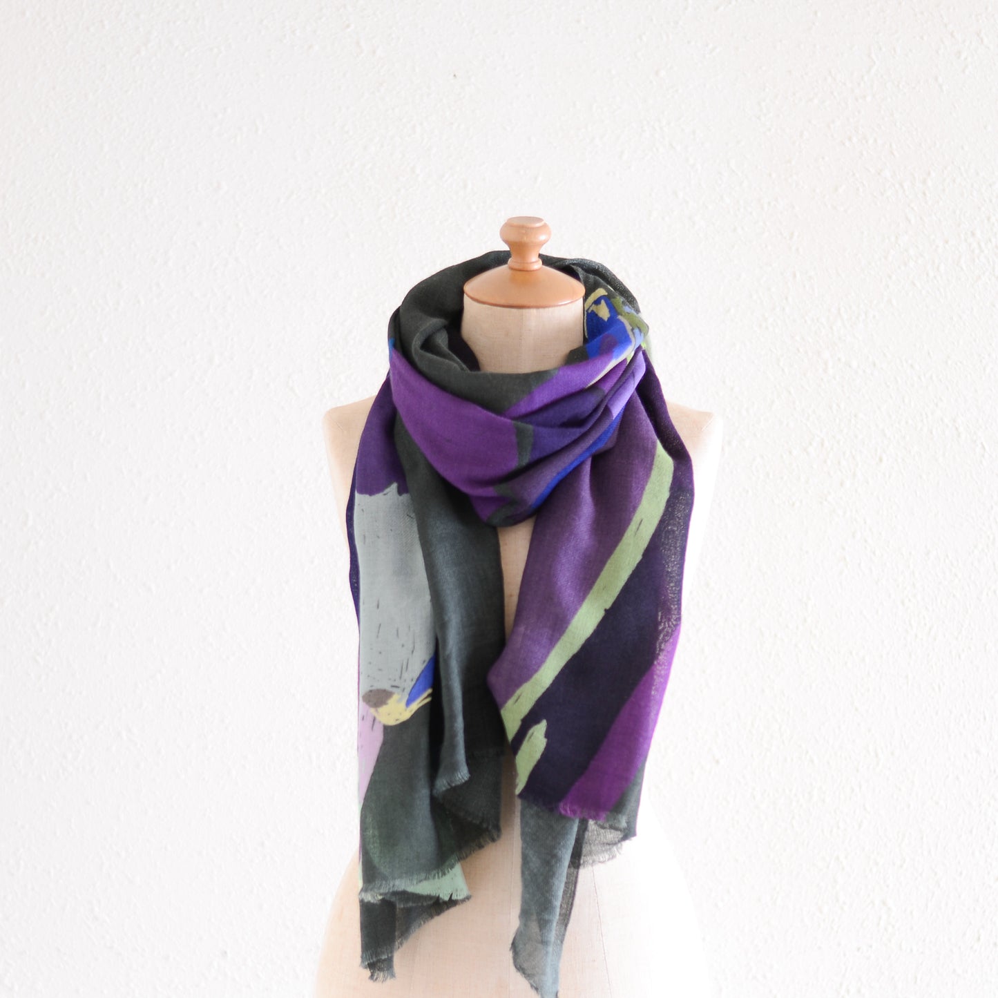 ウールヴェジタブルストール Artichok