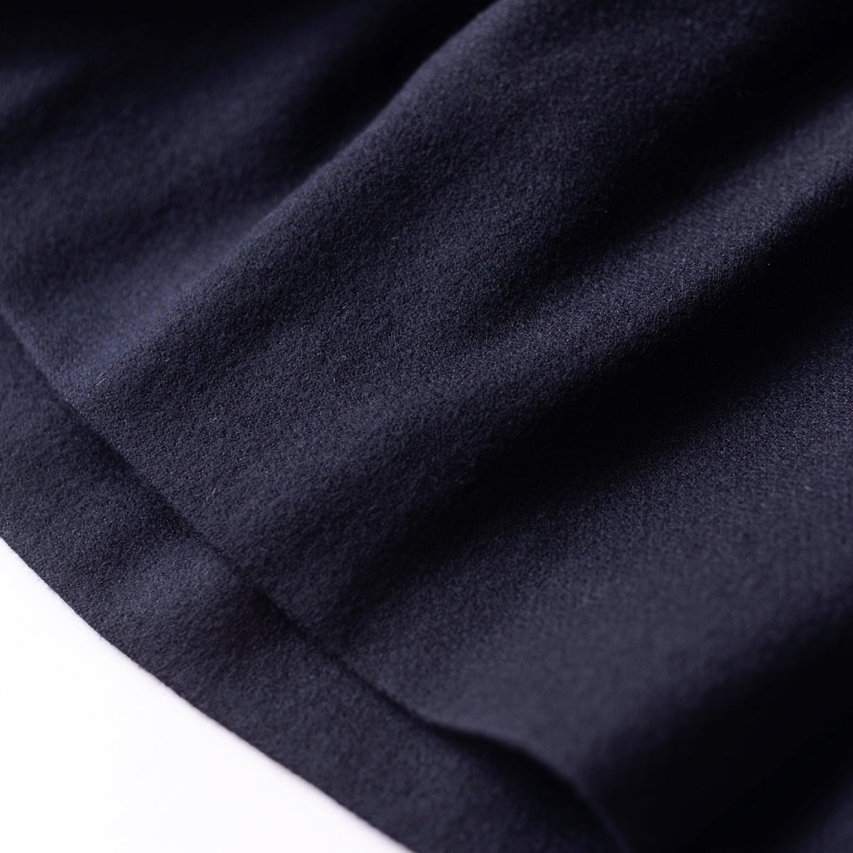 ウールイージーWタックスカート Black