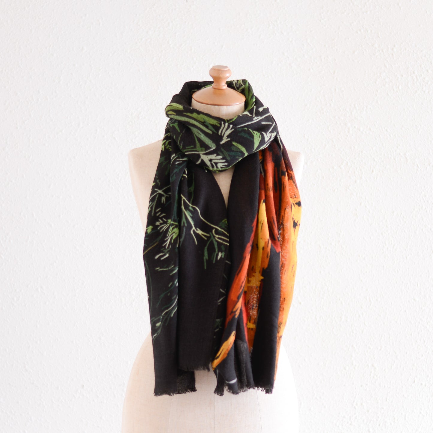 ウールヴェジタブルストール Carrots