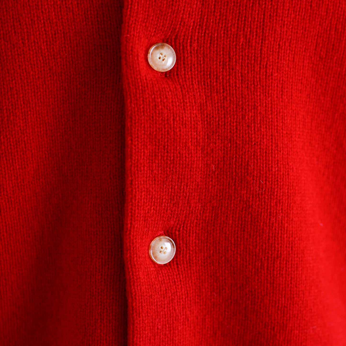 Wool cardigan Red