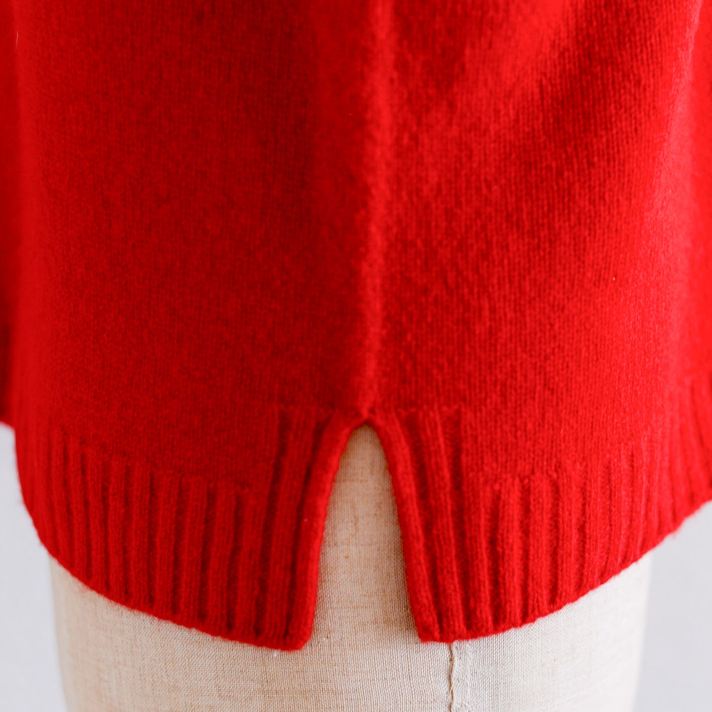 Wool cardigan Red