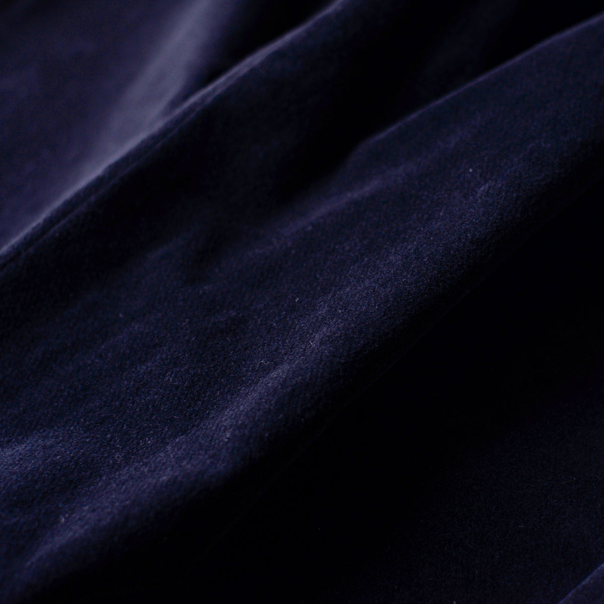 ブラッシュドコットンカーブドパンツ Black