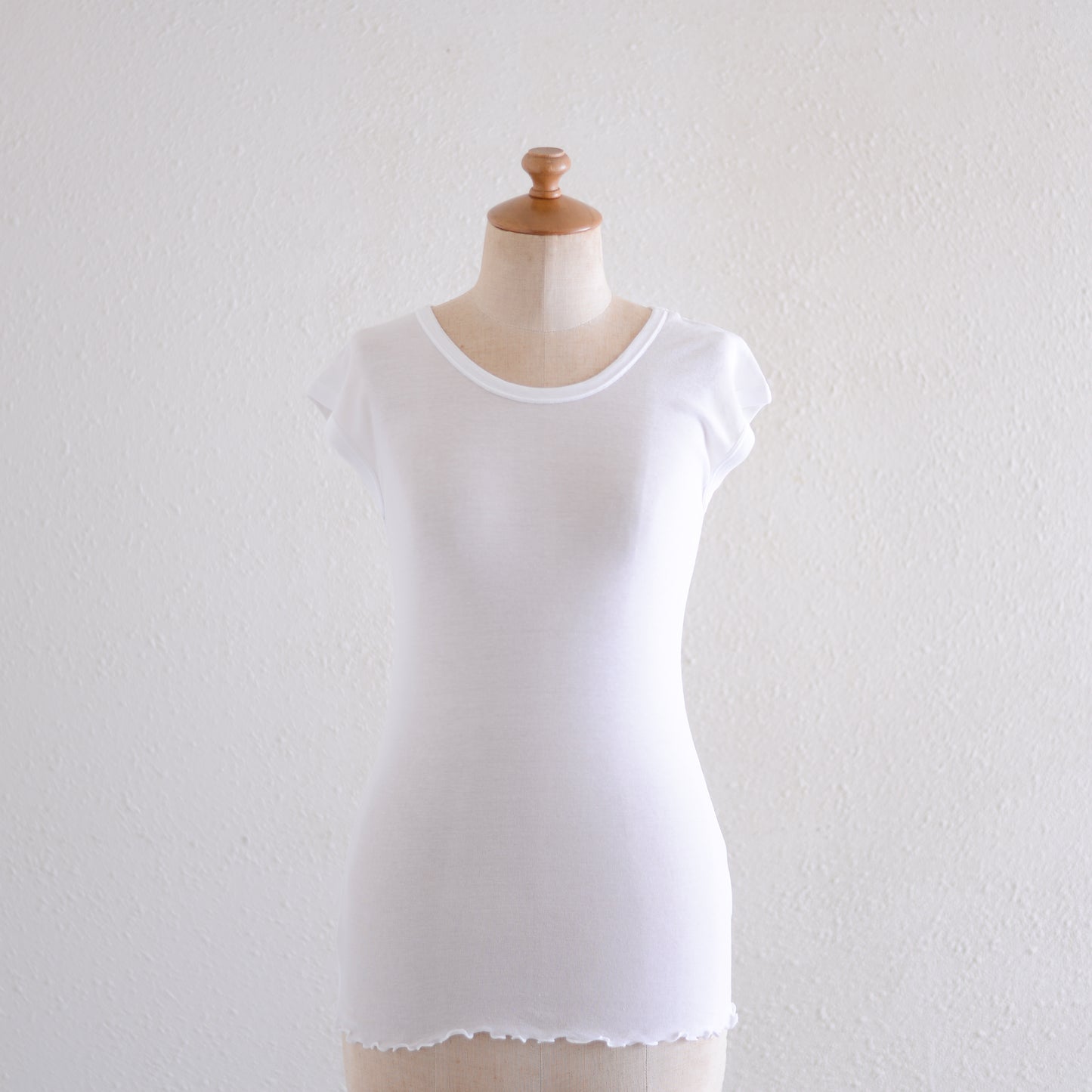 ストレッチコットンフレンチプルオーバー Off White