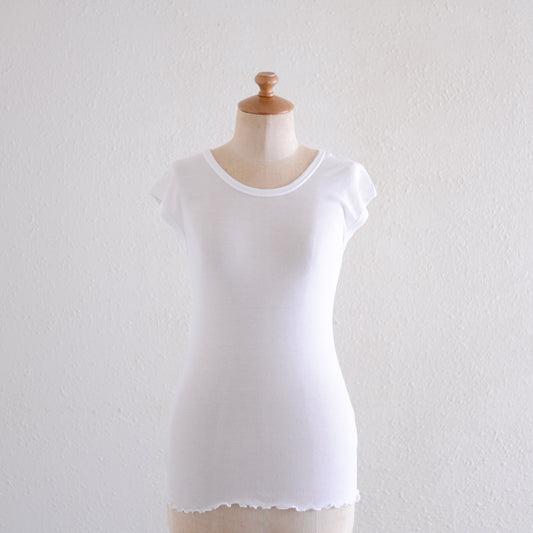 ストレッチコットンフレンチプルオーバー Off White