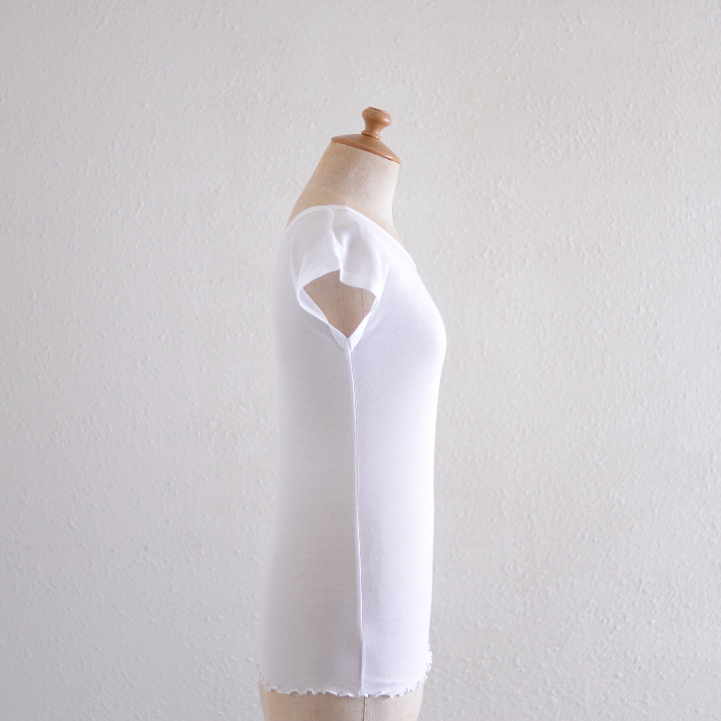 ストレッチコットンフレンチプルオーバー Off White