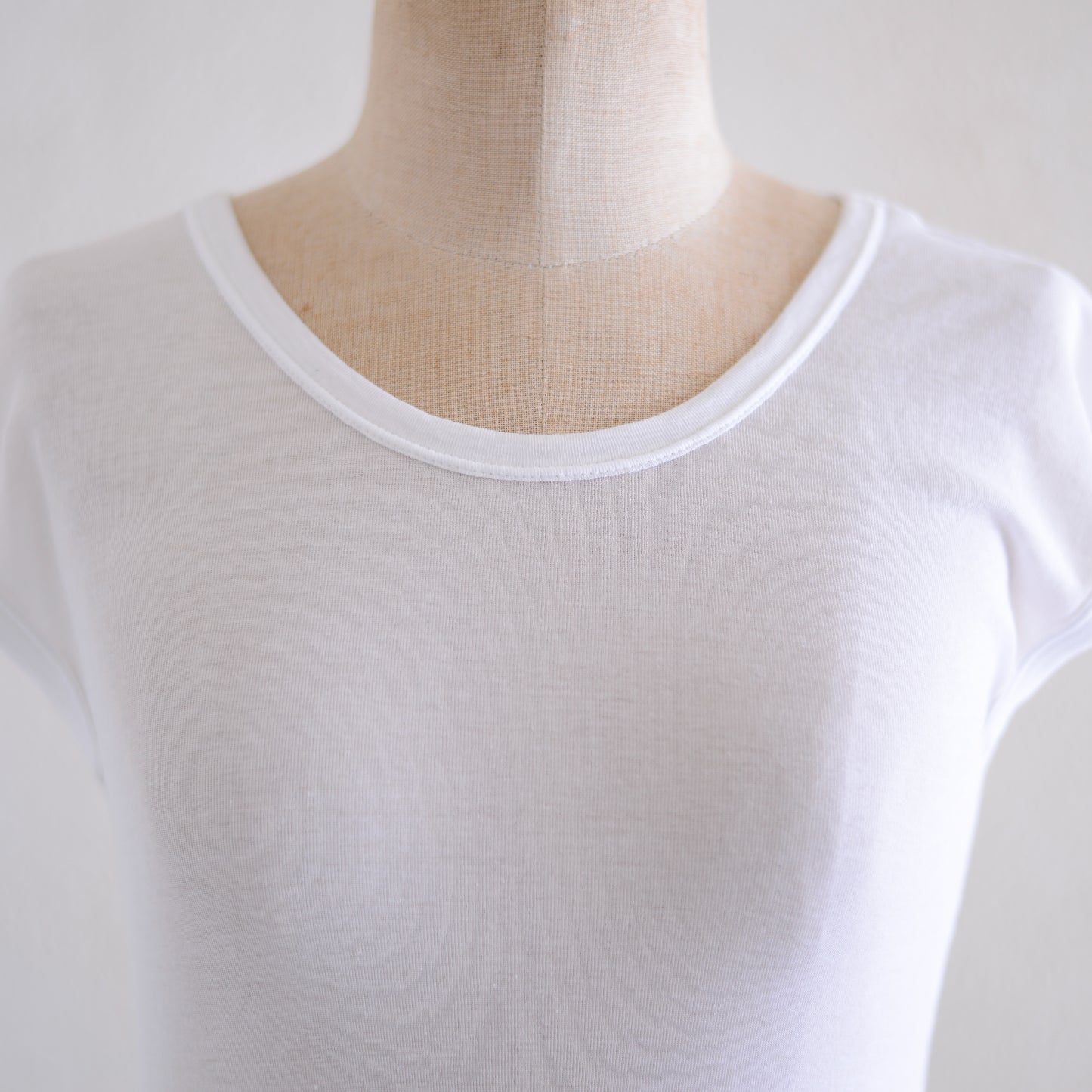 ストレッチコットンフレンチプルオーバー Off White