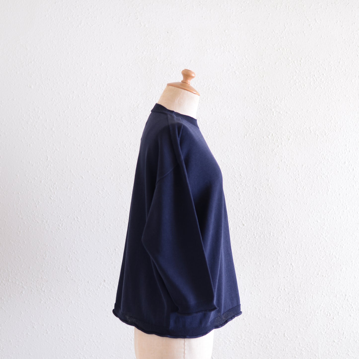 コットンホールガーメントポケットプルオーバーNavy