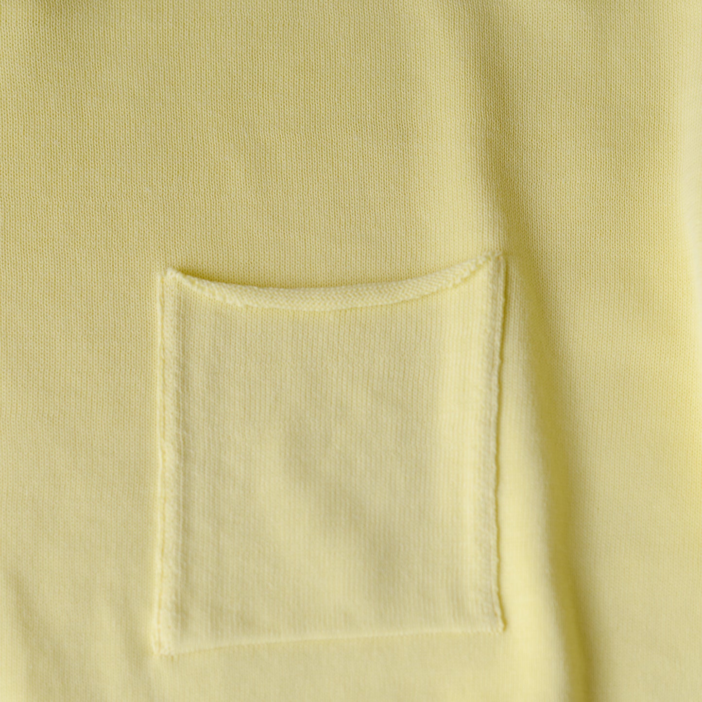 コットンホールガーメントポケットプルオーバーYellow