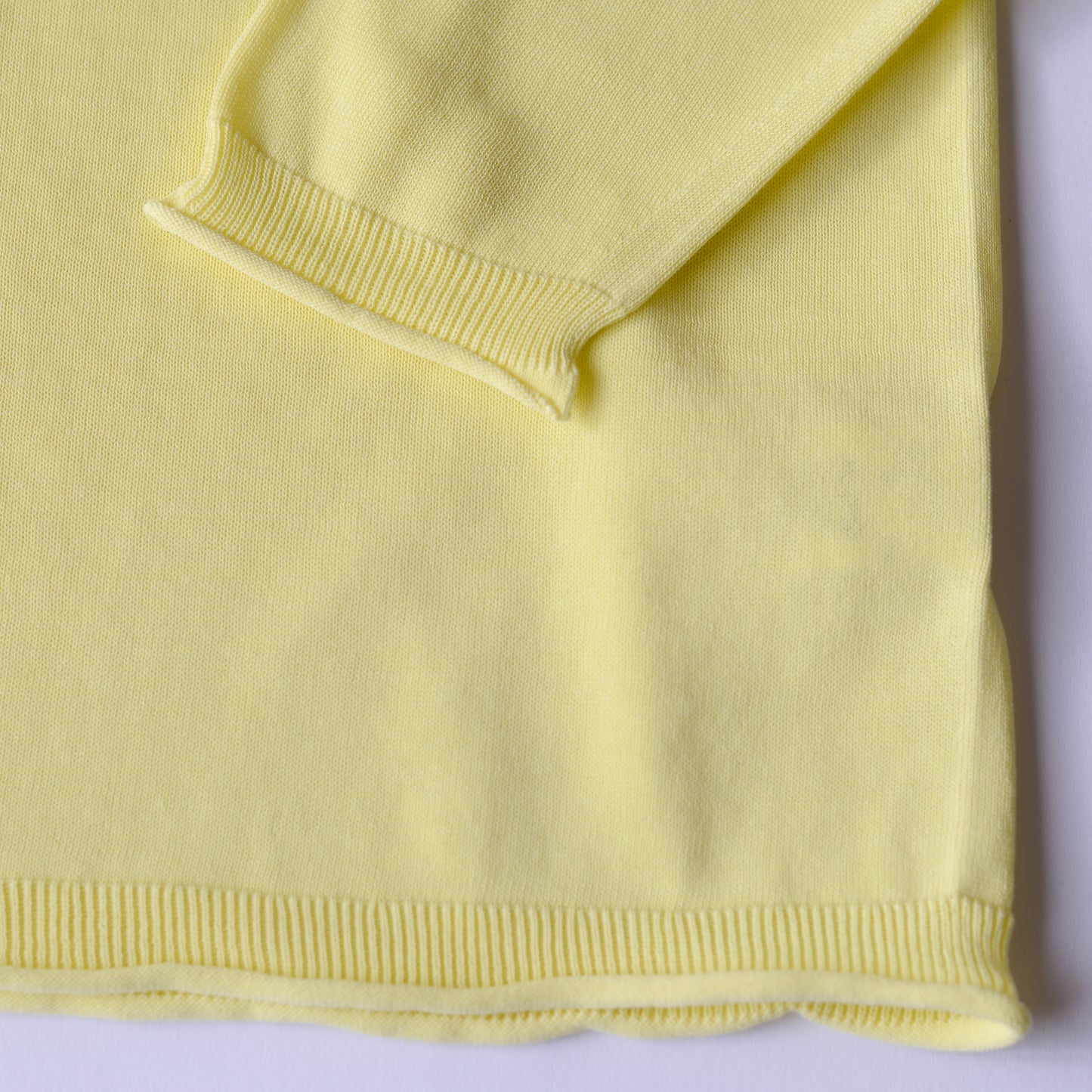 コットンホールガーメントポケットプルオーバーYellow