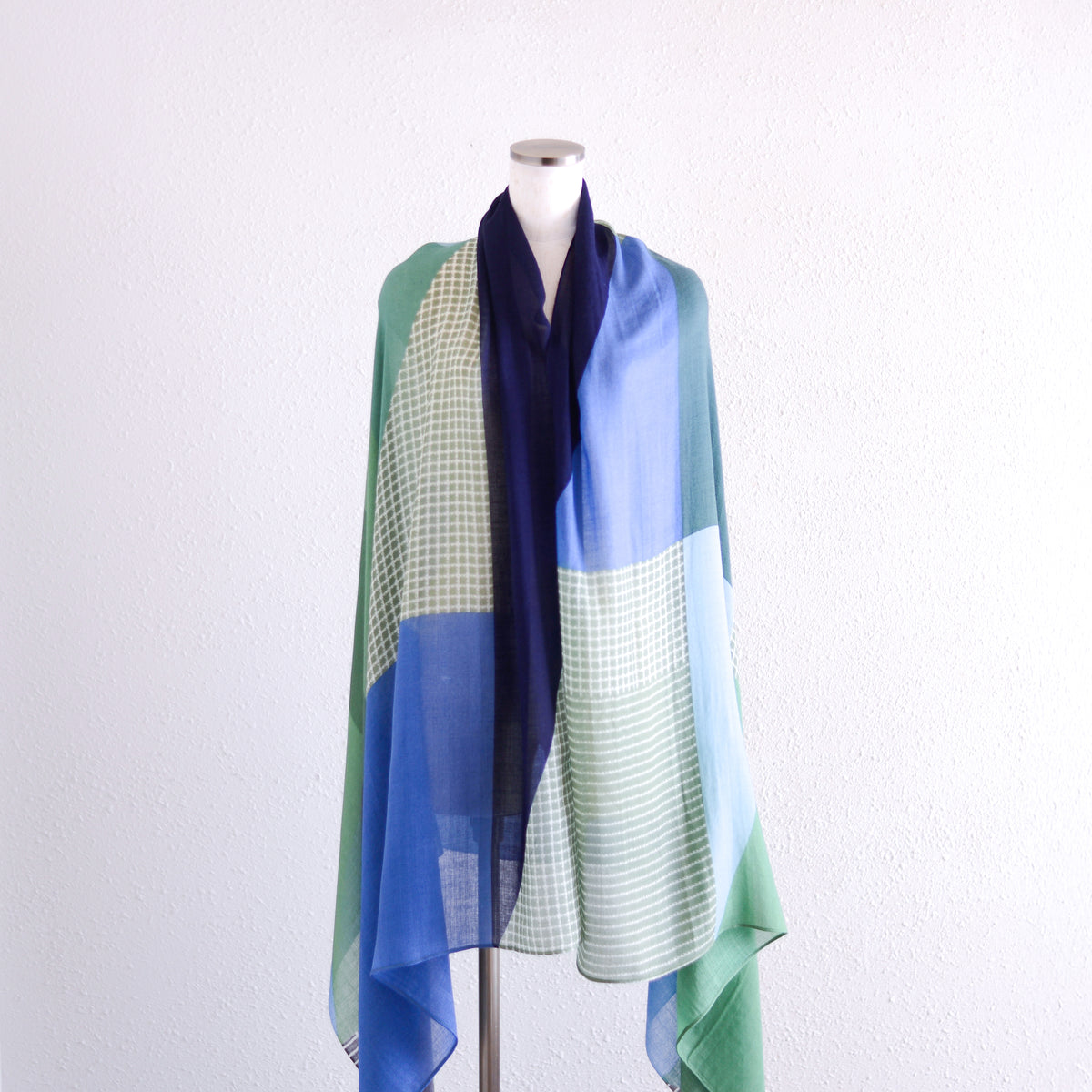 Wool Shawl Surface Green
