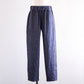 リネンコットンデニムワイドパンツ Indigo