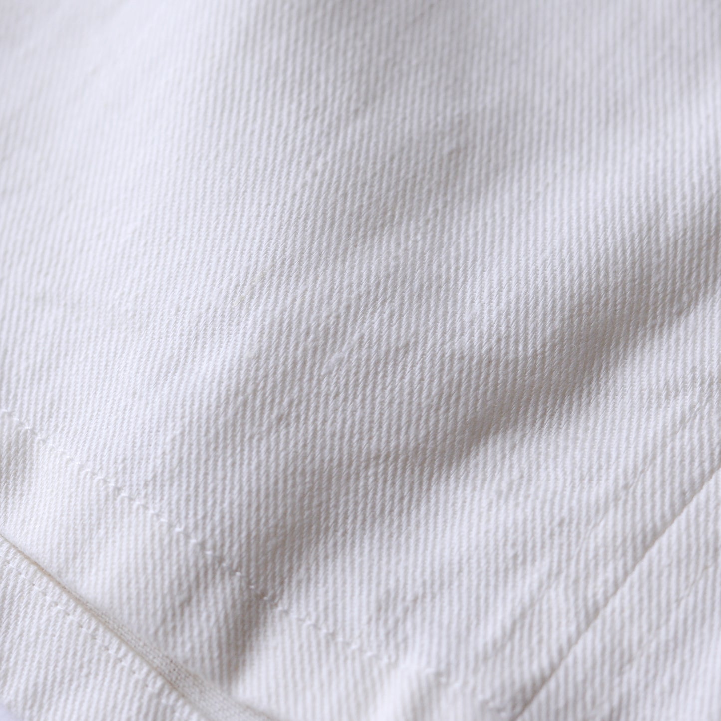 リネンコットンデニムベスト Off White