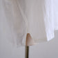 コットンリネン布帛Tシャツ Off White