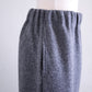 울 나일론 립 헴 팬츠 Gray Melange