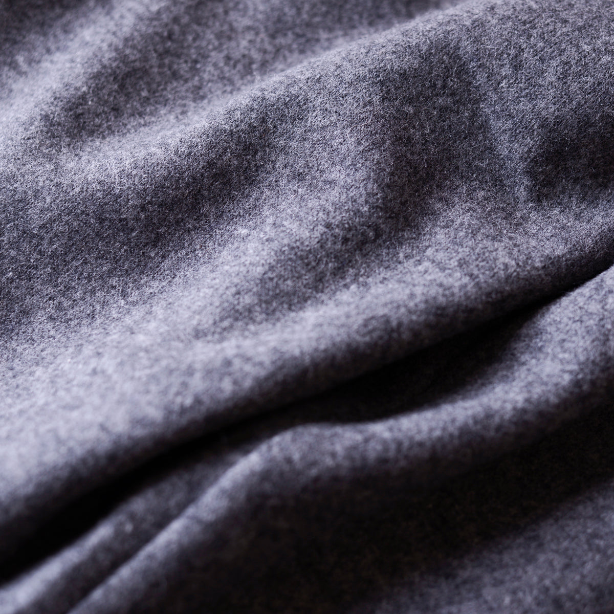 울 나일론 립 헴 팬츠 Gray Melange