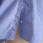 コットンリネンリラックスシャツ Off White×Blue