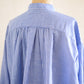 コットンリネンリラックスシャツ Off White×Blue
