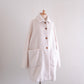 ウールシャギーマックコート Off White