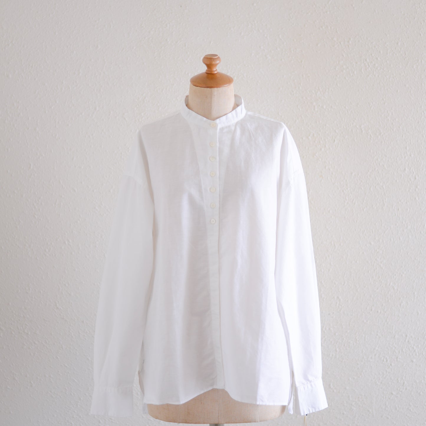 コットンリネンリラックスシャツ Off White