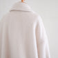 ウールシャギーマックコート Off White