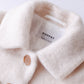 ウールシャギーマックコート Off White