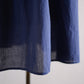 コットンリネン2ウェイギャザーワンピース Blue