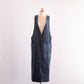 Cotton Corduroy Jumper Skirt Black