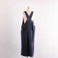 Cotton Corduroy Jumper Skirt Black