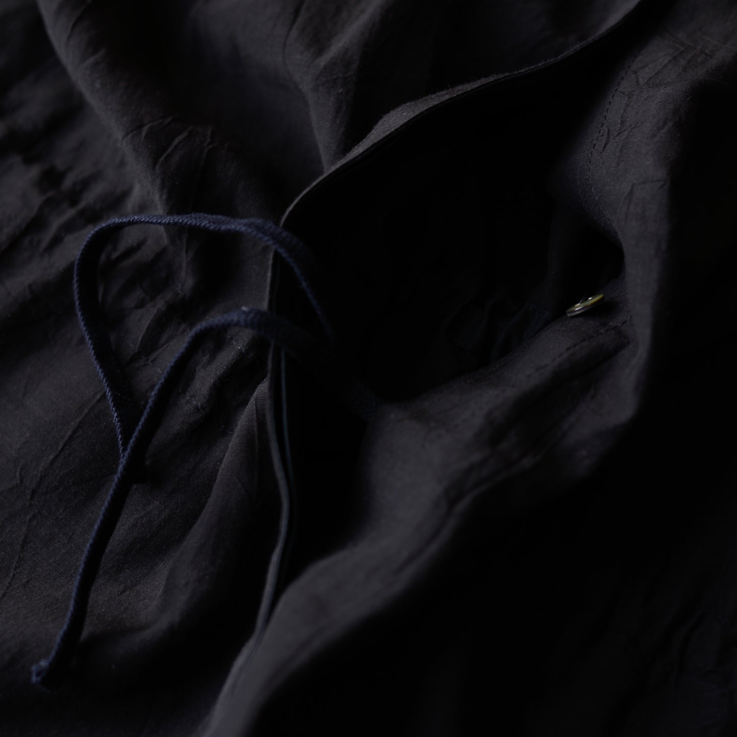 キュプラコットンリネンギャザーウエスト2ウェイワンピース Black