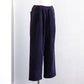 Corduroy wide pants Purple
