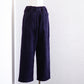 Corduroy wide pants Purple