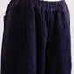 Corduroy wide pants Purple