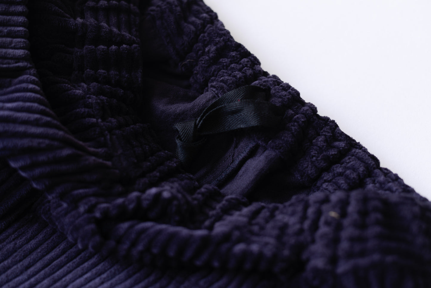 Corduroy wide pants Purple