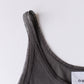 コットンチュールタンクトップ Charcoal Gray