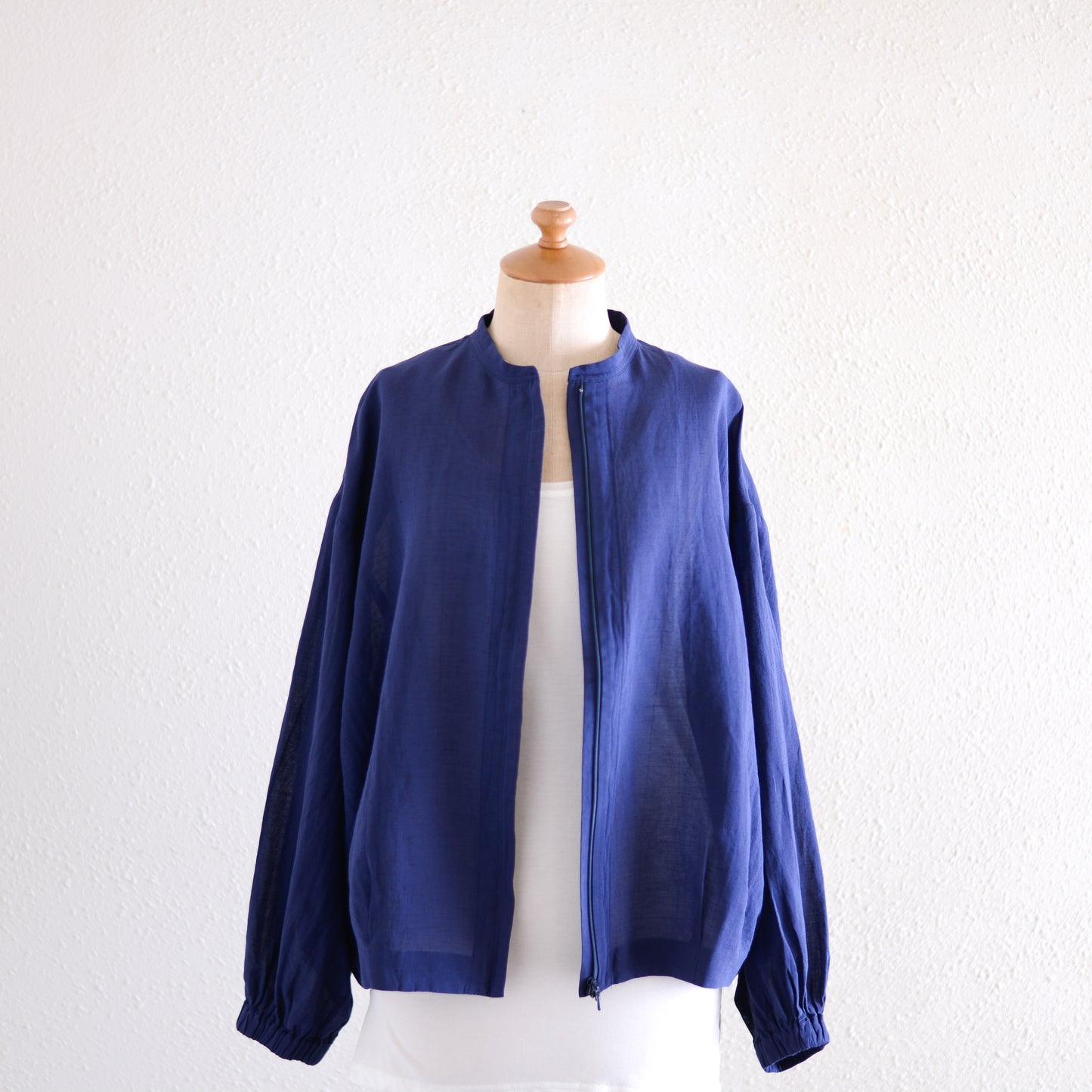 コットンリネンシアブルゾン Navy