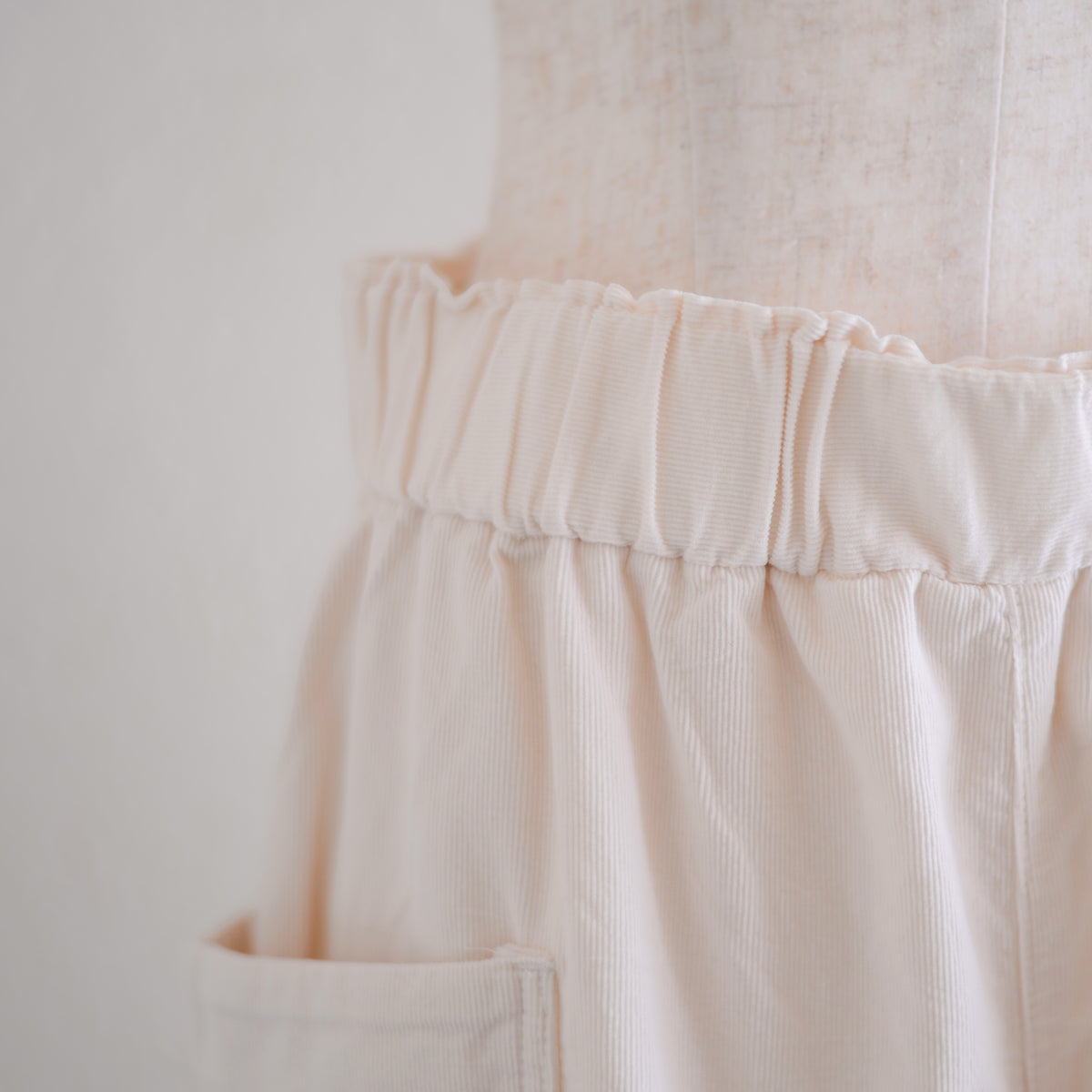 Cotton Side-Pocket Easy Pants - Natural