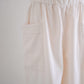Cotton Side-Pocket Easy Pants - Natural