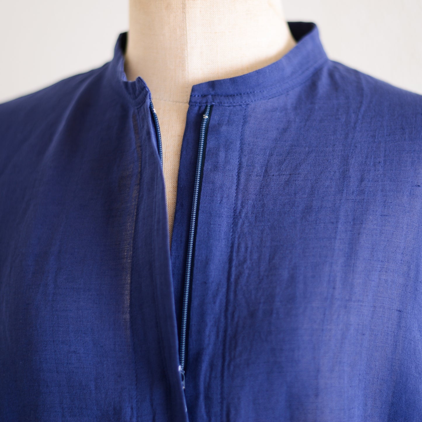 コットンリネンシアブルゾン Navy