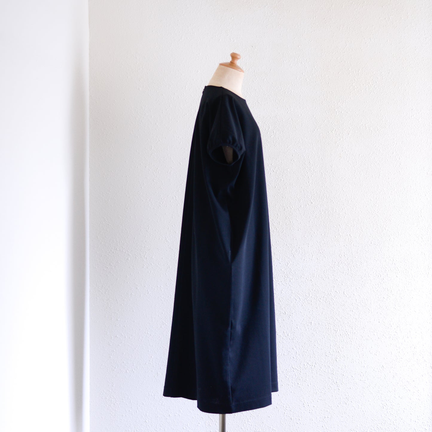 Cotton Petite Sleeve Dress Black