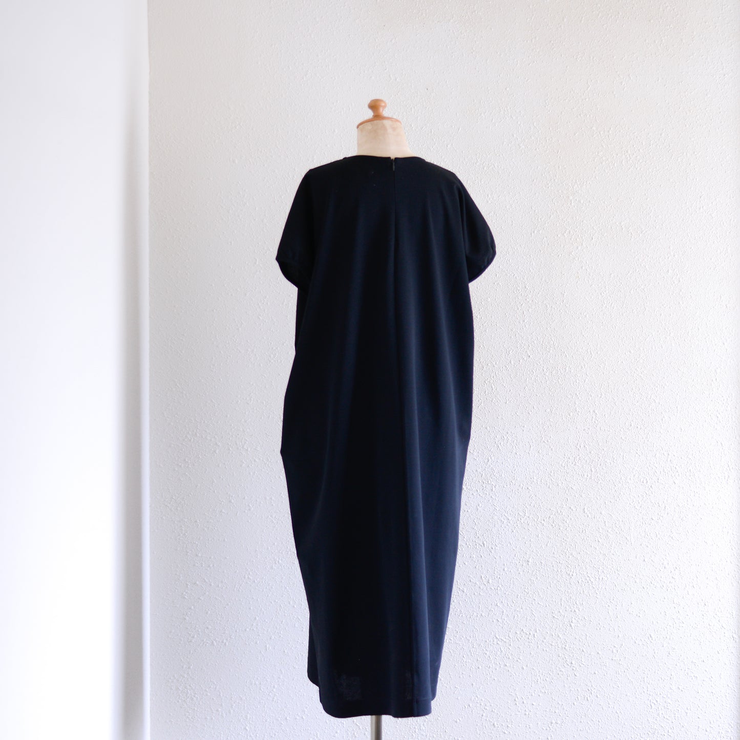 Cotton Petite Sleeve Dress Black