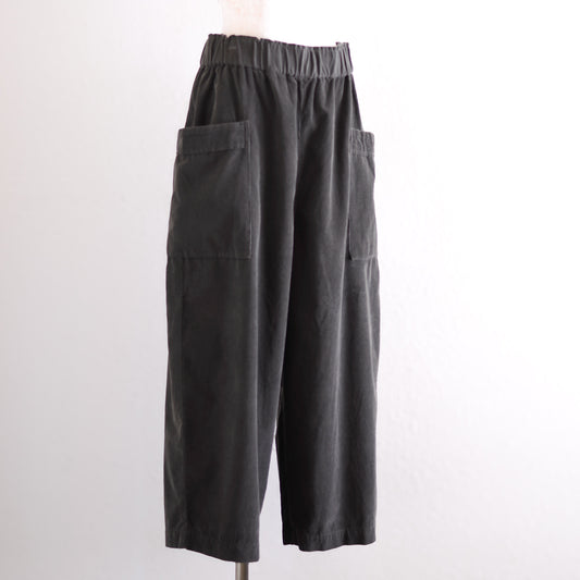 코튼 사이드 포켓 이지 팬츠 Charcoal Gray