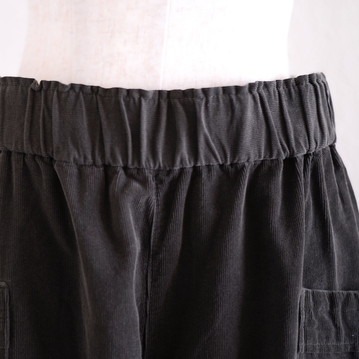 코튼 사이드 포켓 이지 팬츠 Charcoal Gray