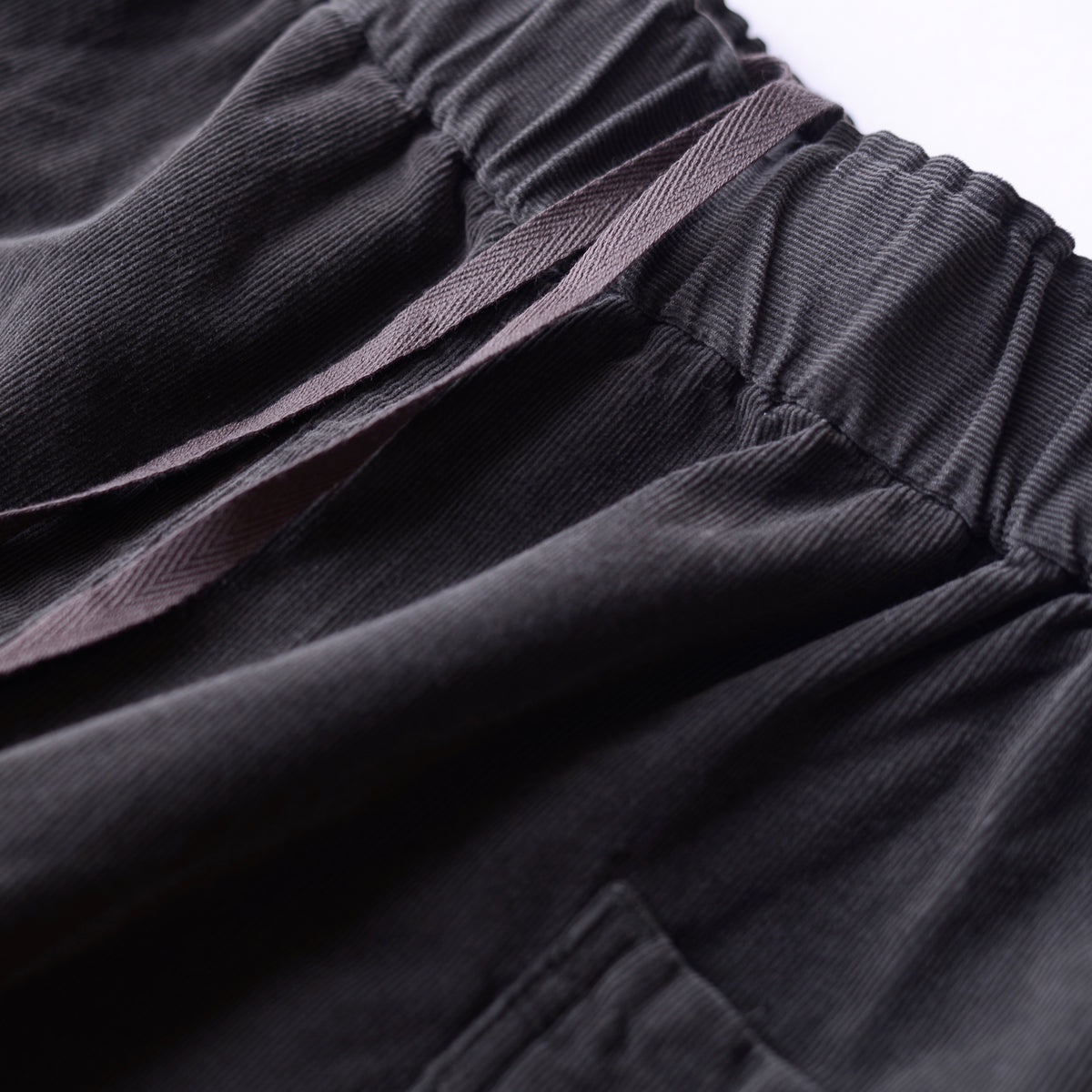 코튼 사이드 포켓 이지 팬츠 Charcoal Gray