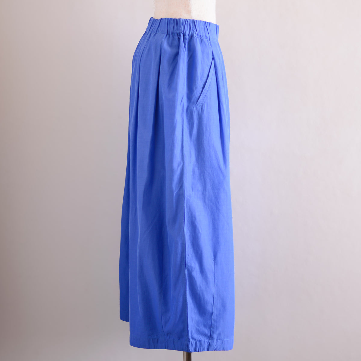 Cupra Cotton Culotte Pants Blue