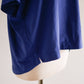 コットンドロップショルダーTシャツ Navy