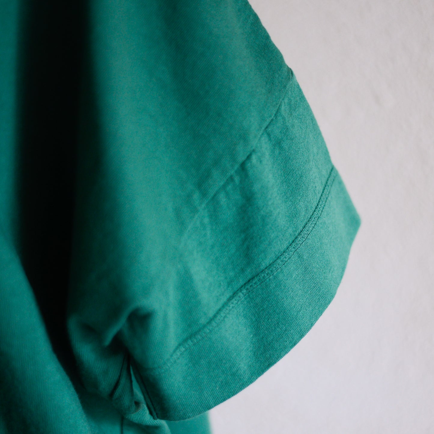 コットンドロップショルダーTシャツ Green