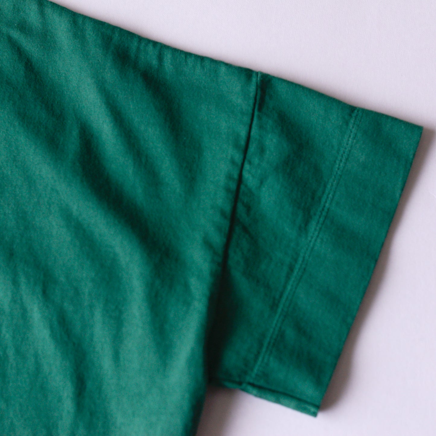 コットンドロップショルダーTシャツ Green